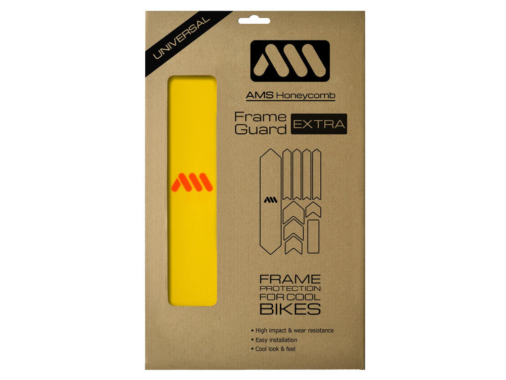 AMS HONEYCOMB EXTRA FRAME GUARD YELLOW – Two Wheels Empire