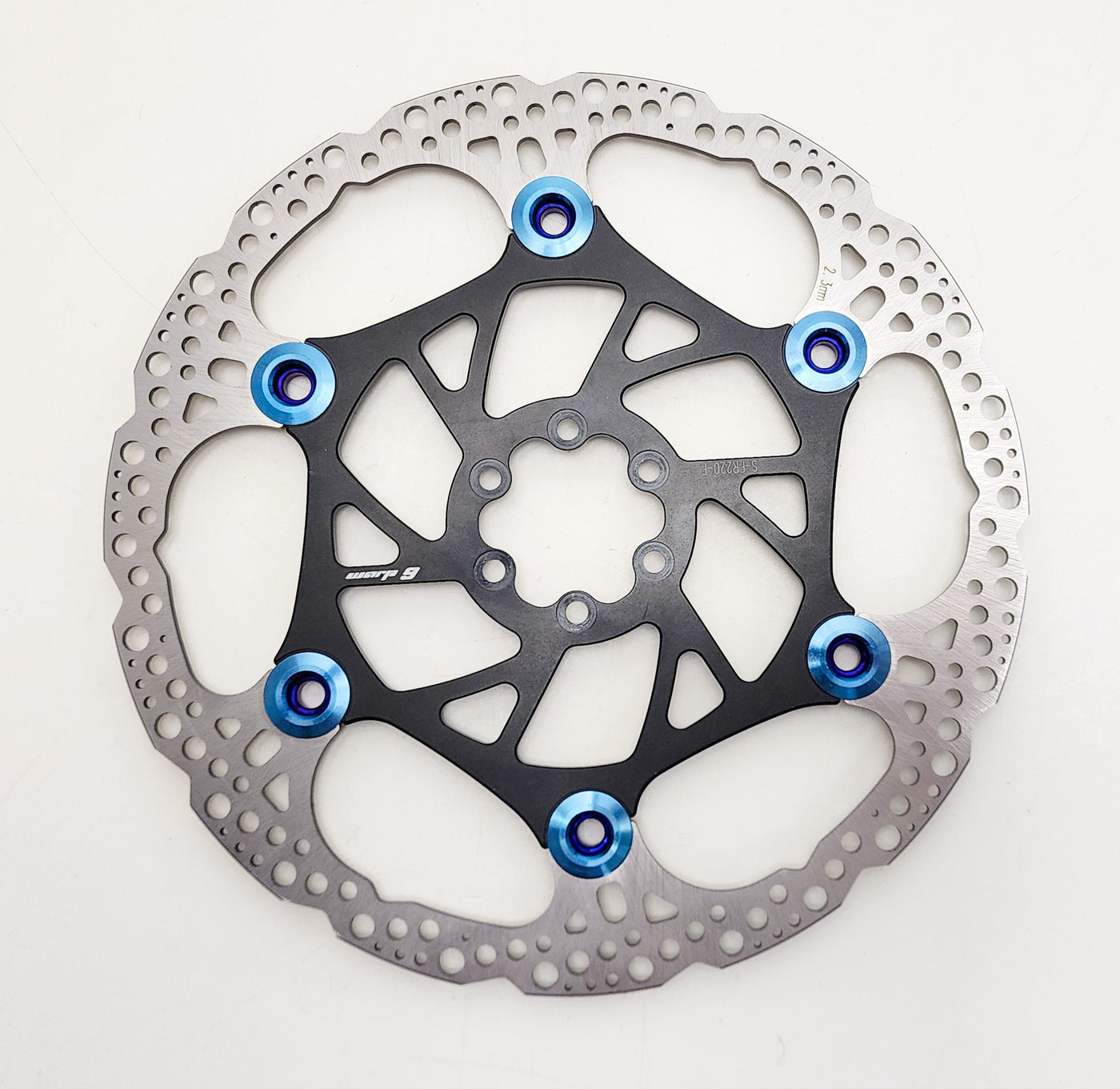 Warp9 PRO-SS 220mm floating front brake disc for the Surron Light Bee